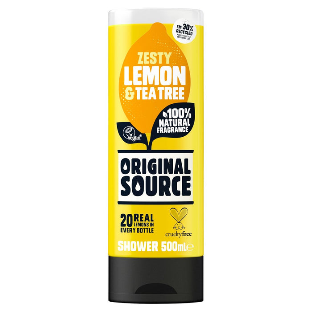 ORIGINAL SOURCE ZESTY LEM N T/TREE S/GEL 500ML
